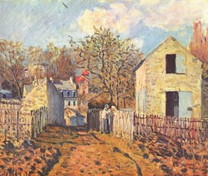 Villaggio di Voisins da Alfred Sisley